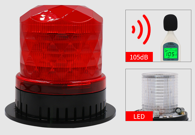 The role of 12v buzzer warning light at the construction site, Encyclopedia  of safety
