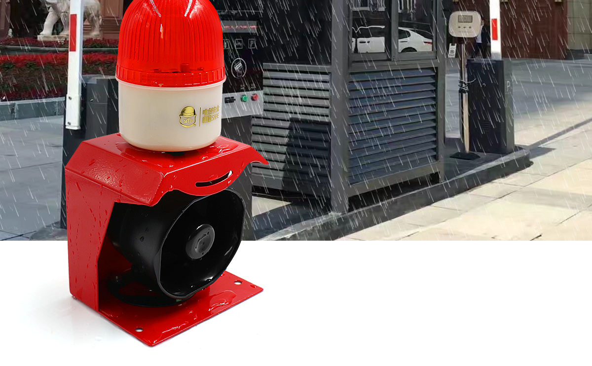  Outdoor horn siren and stobe light, also the mini strobe light with siren can make an emergency